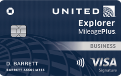 United Explorer Business Card