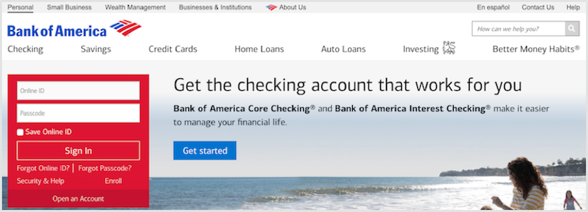 bank of america have personal loans