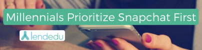 Millennials Prioritize Snapchat First