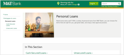 M&T Bank Personal Loans Review