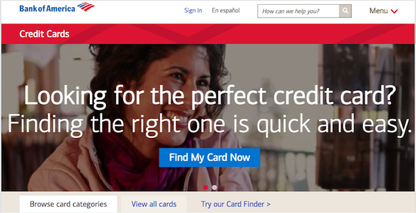 Bank of America Credit Cards
