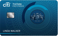 Citi ThankYou Preferred Card for College Students