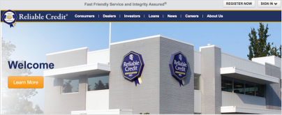 Reliable Credit Homepage