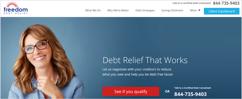 freedom debt relief reviews