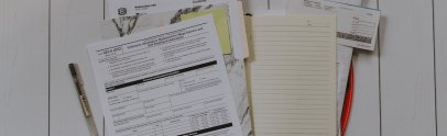 Stack of personal loan documents