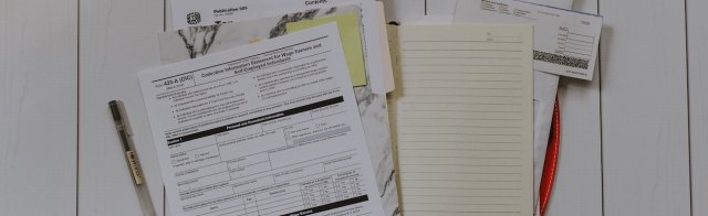 Stack of personal loan documents