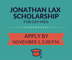 The Johnathan Lax Scholarship Fund for Gay Men logo