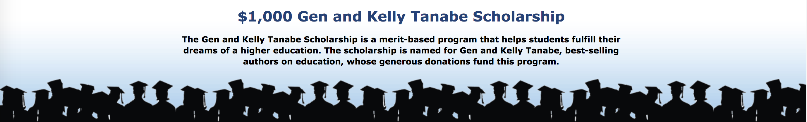 Gen and Kelly Tanabe Scholarship Logo