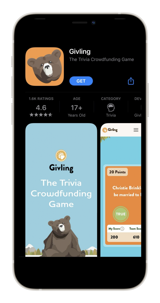 Givling mobile app