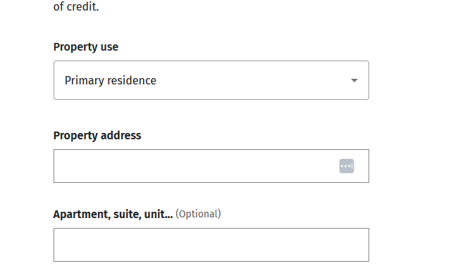Citizens HELOC screenshot