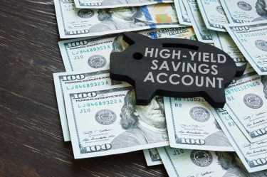 High yield savings account